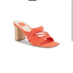 Dolce Vita- Pimma Block Heel Sandals orange women size 8
